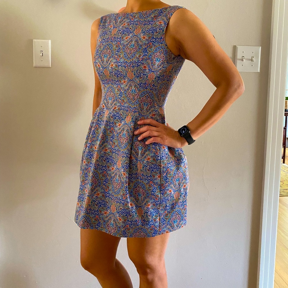 Zara Woman Paisley Mini Dress